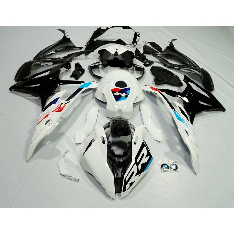 BMW S1000RR (2023-2024) White, Black, Light Blue, Red Fairings No Seat Cowl No Bolt Kit No Tank