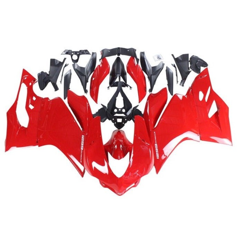 Ducati 1299 Panigale Fairings (2015-2020) All Red No Tank No Seat Cowl No Bolt Kit