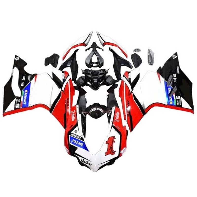 Ducati 1299 Panigale Fairings (2015-2020) Red, White, Black, Blue No Tank No Seat Cowl No Bolt Kit