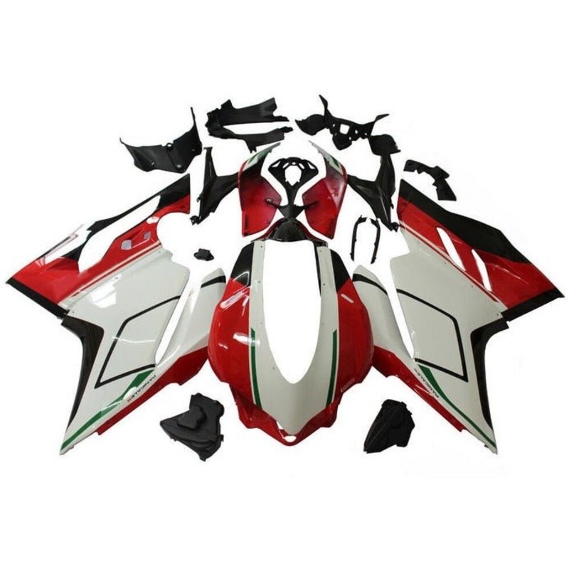 Ducati 1299 Panigale Fairings (2015-2020) Red, White, Black, Green No Tank No Seat Cowl No Bolt Kit