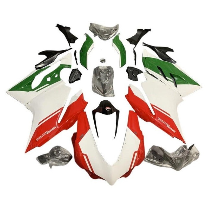 Ducati 1299 Panigale Fairings (2015-2020) White, Red, Green, Black No Tank No Seat Cowl No Bolt Kit