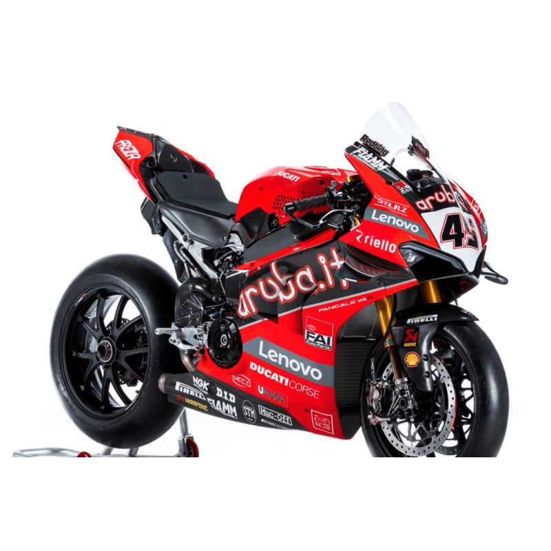 Ducati Panigale V4S Fairings (2018-2019) Red, Black, White Aruba No Tank No Seat Cowl No Bolt Kit