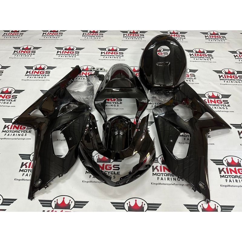Suzuki GSXR750 (2000-2003) All Black Fairings No Seat Cowl No Bolt Kit No Tank