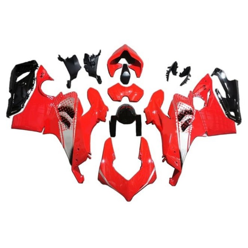 Ducati Panigale V4S Fairings (2020-2021) Red, Gray, Black No Tank No Seat Cowl No Bolt Kit