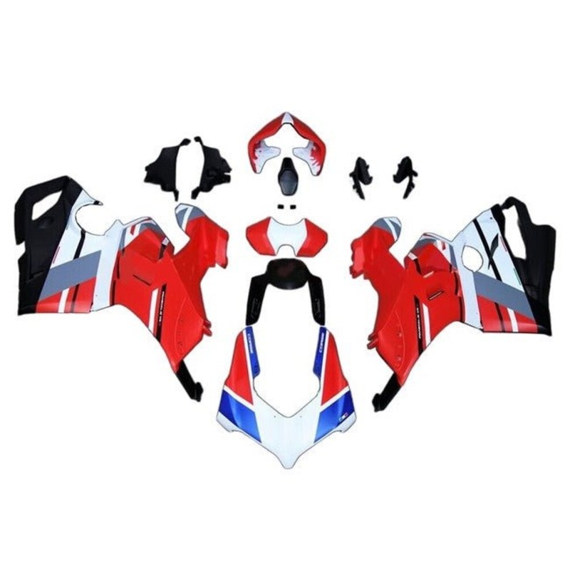 Ducati Panigale V4S Fairings (2020-2021) Red, White, Blue, Gray, Black No Tank No Seat Cowl No Bolt Kit