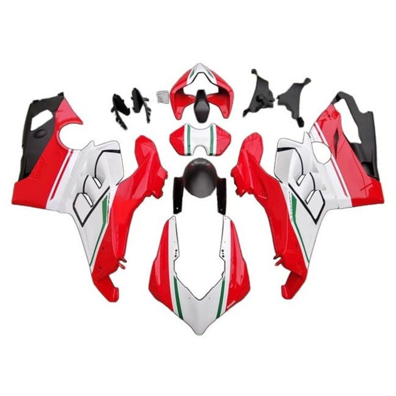 Ducati Panigale V4S Fairings (2020-2021) Red, White, Green, Black No Tank No Seat Cowl No Bolt Kit