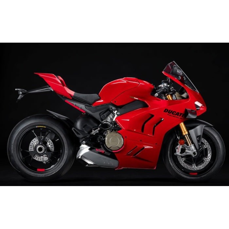 Ducati Panigale V4S Fairings (2022-2024) Red No Tank No Seat Cowl No Bolt Kit