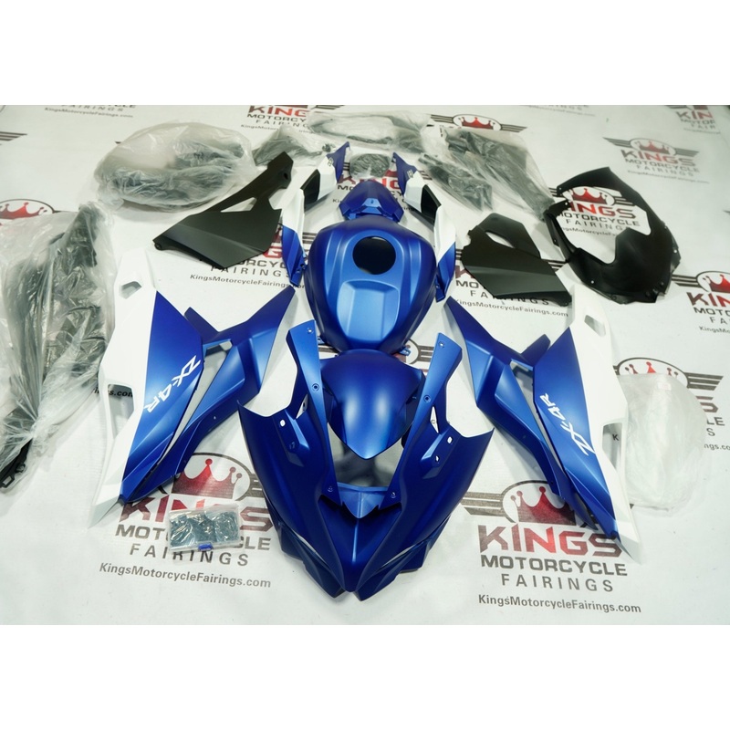 Fairings for Kawasaki ZX4R (2019-2025) Matte Blue, White, Black No Tank No Seat Cowl No Bolt Kit