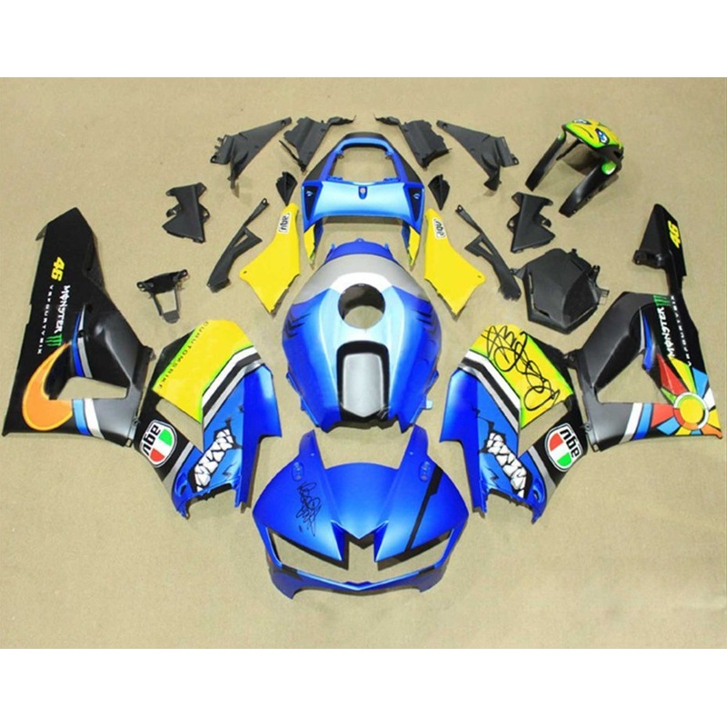 Honda CBR600RR (2024-2025) Blue, Yellow, Black Creature Fairings No Seat Cowl No Bolt Kit No Tank