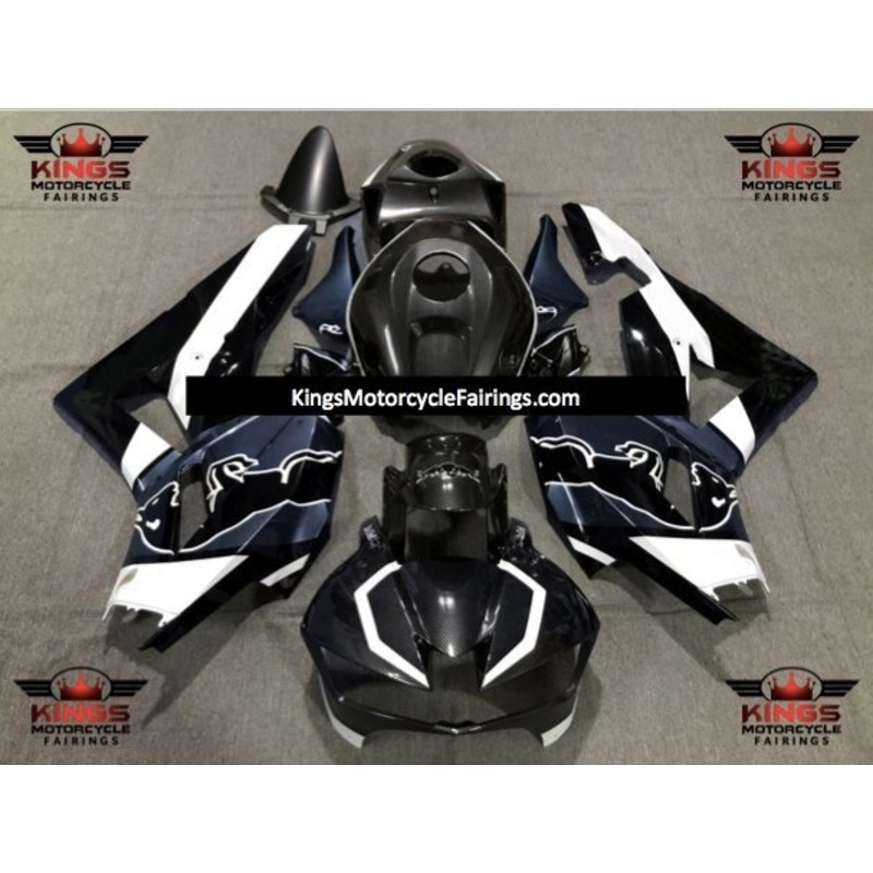 Honda CBR600RR (2024-2025) Dark Gray, Blue, Black, White Bull Fairings No Seat Cowl No Bolt Kit No Tank