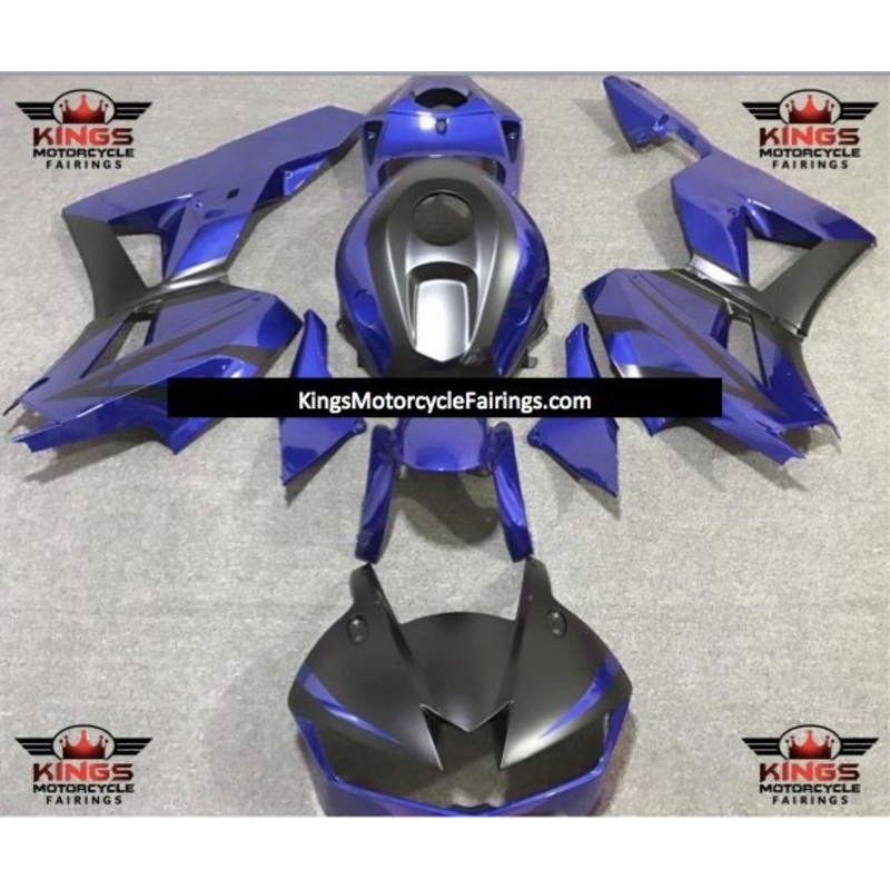 Honda CBR600RR (2024-2025) Gloss Blue, Matte Black Fairings No Seat Cowl No Bolt Kit No Tank
