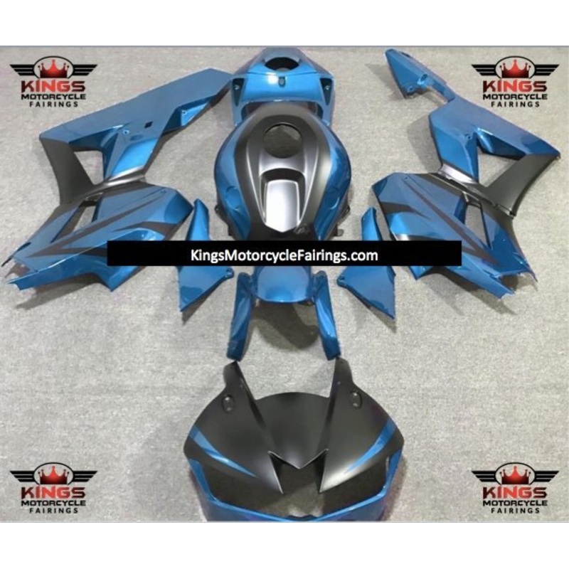 Honda CBR600RR (2024-2025) Light Blue, Matte Black Fairings No Seat Cowl No Bolt Kit No Tank