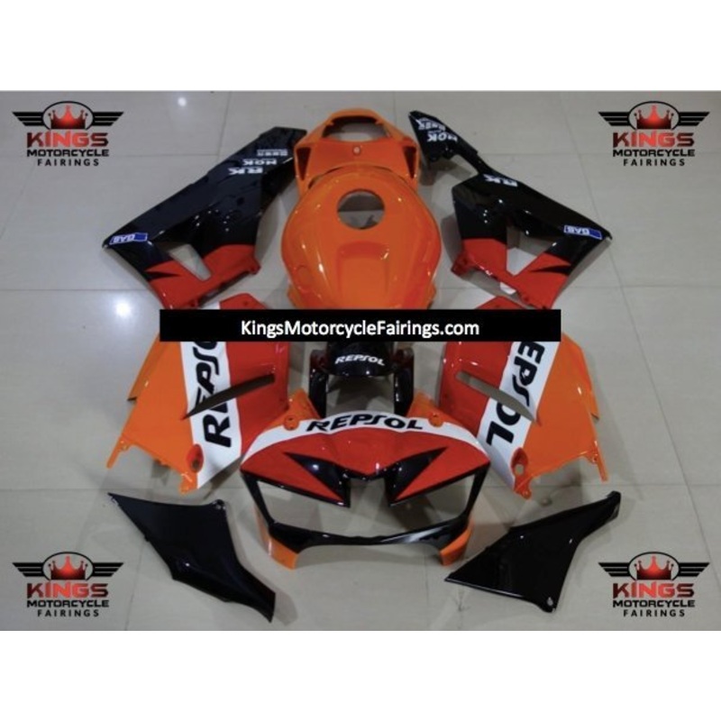 Honda CBR600RR (2024-2025) Orange, Red, White, Black Repsol Fairings No Seat Cowl No Bolt Kit No Tank