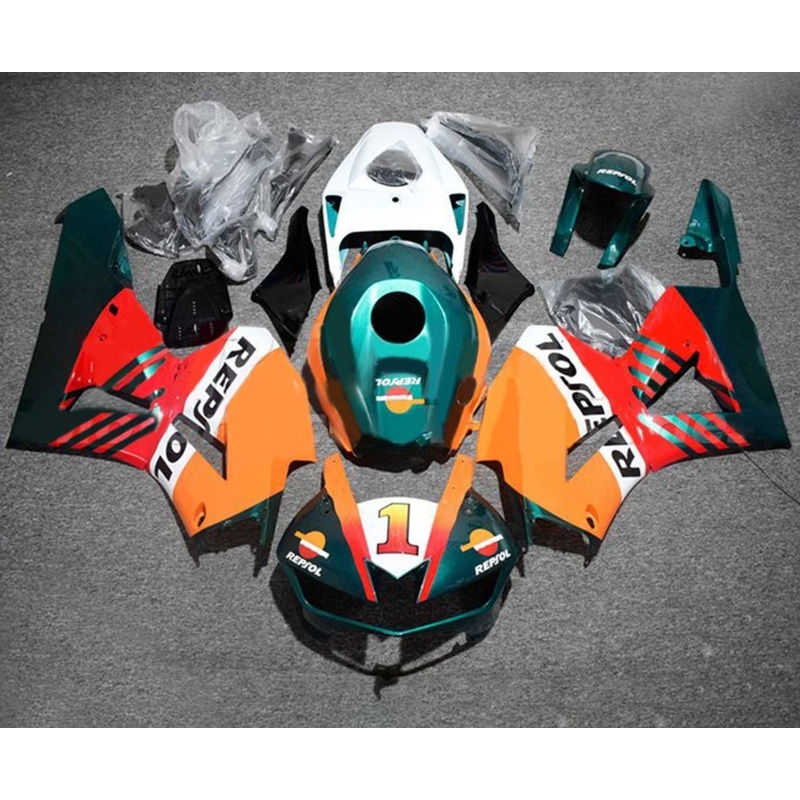 Honda CBR600RR (2024-2025) Orange, Teal, Red, White Repsol Fairings No Seat Cowl No Bolt Kit No Tank
