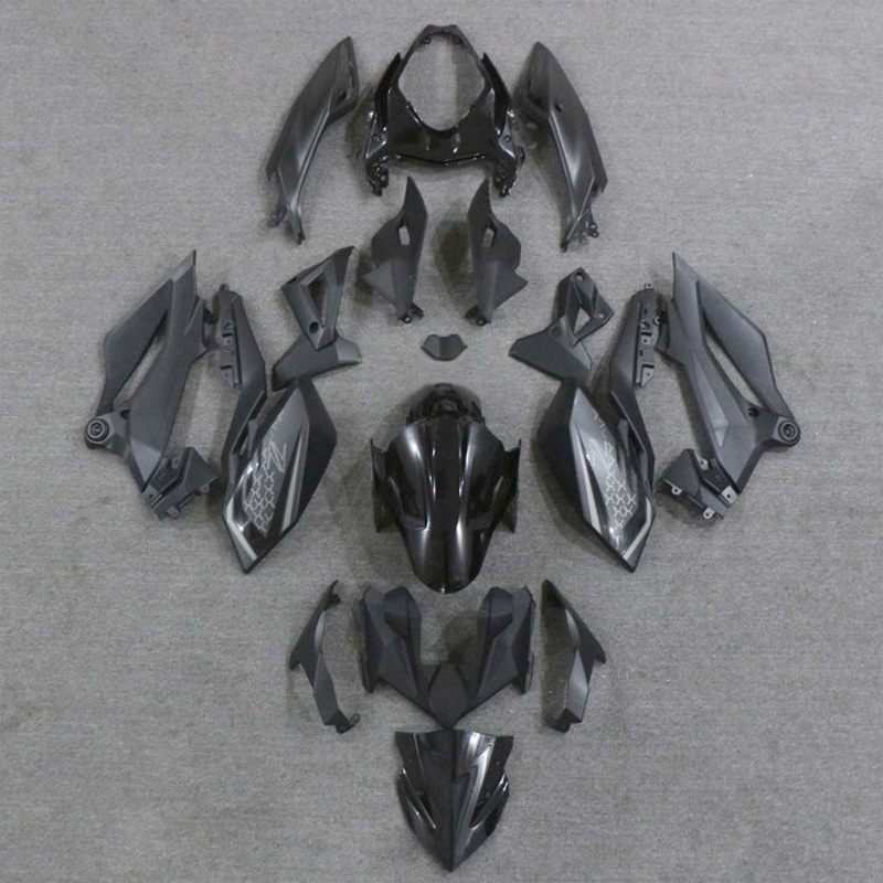 Kawasaki Z400 Fairings (2018-2024) Matte Black, Gloss Black No Seat Cowl No Bolt Kit No Tank