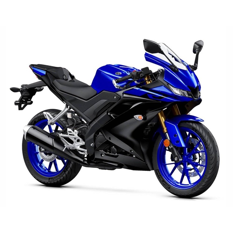 Yamaha R15 Fairings (2018-2024) Blue, Matte Black Free Clear Windscreen No Bolt Kit