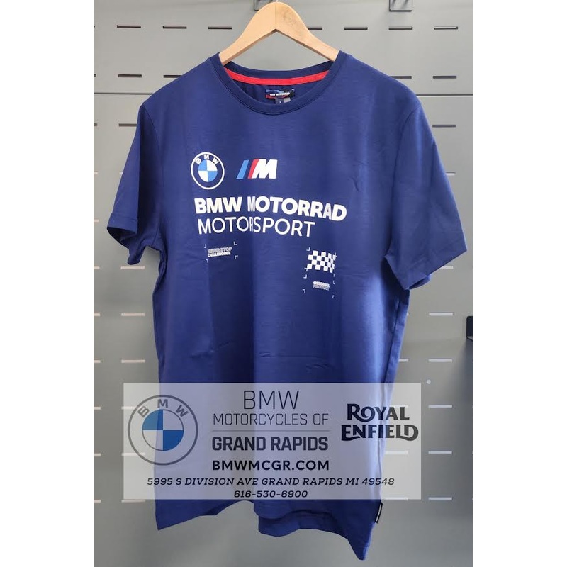 BMW M Motorsport T-Shirt in Blue Medium