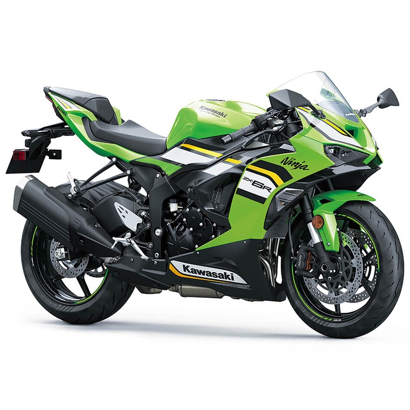 Fairings for Kawasaki ZX6R 636 (2024-2025) Green, White, Black, Yellow KRT No Tank No Seat Cowl No Bolt Kit