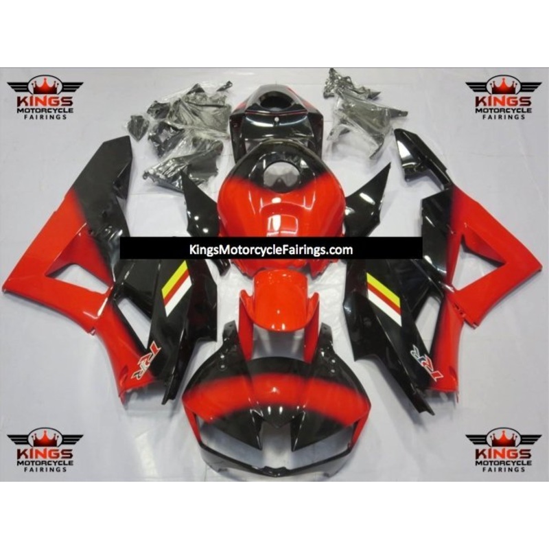 Honda CBR600RR (2024-2025) Red, Black Fade Fairings No Seat Cowl No Bolt Kit No Tank