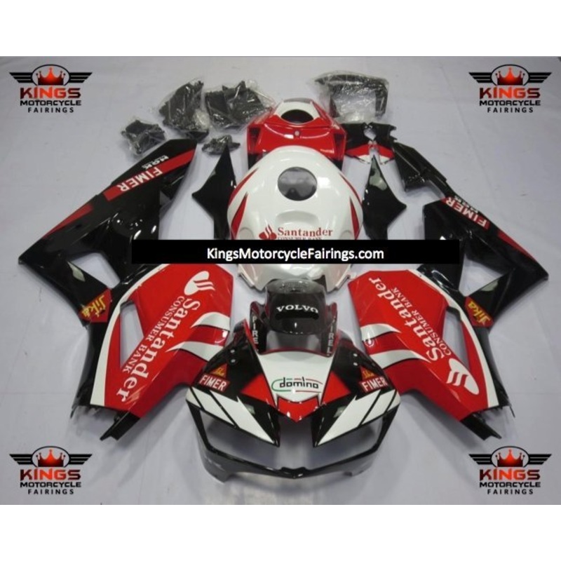 Honda CBR600RR (2024-2025) Red, White, Black Santander Fairings No Seat Cowl No Bolt Kit No Tank