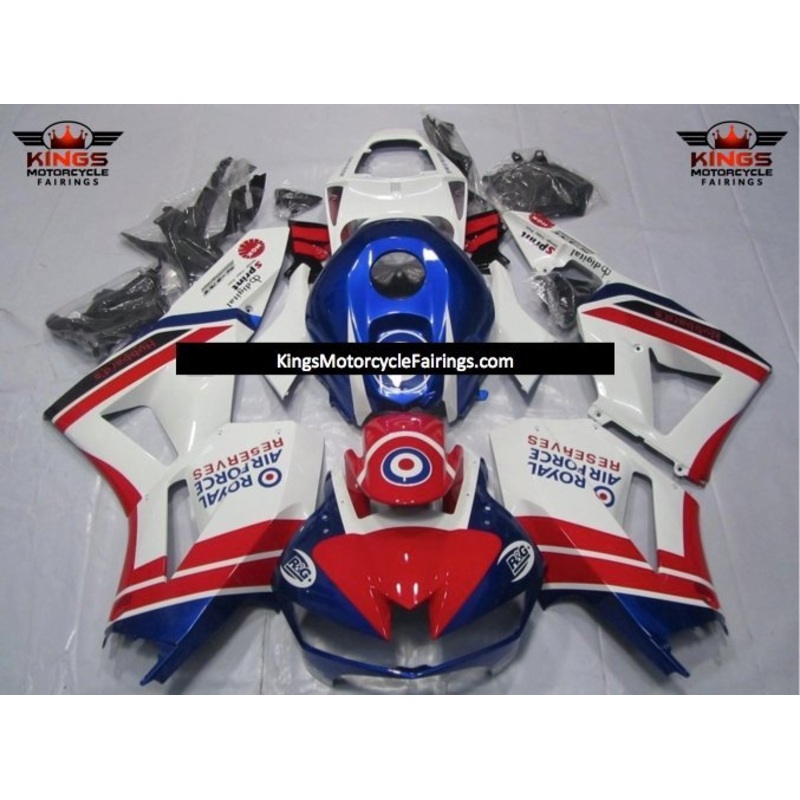 Honda CBR600RR (2024-2025) Red, White, Blue Royal Air Force Fairings No Seat Cowl No Bolt Kit No Tank