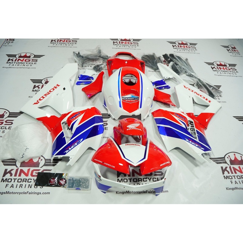 Honda CBR600RR (2024-2025) Red, White, Blue TT Legends HRC Fairings No Seat Cowl No Bolt Kit No Tank