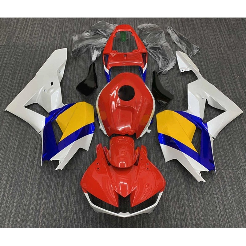 Honda CBR600RR (2024-2025) Red, White, Blue, Yellow Fairings No Seat Cowl No Bolt Kit No Tank