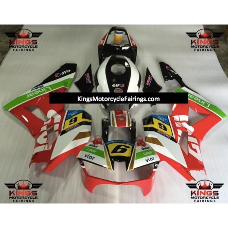 Honda CBR600RR (2024-2025) Red, White, Green, Black, Givi 6 Fairings No Seat Cowl No Bolt Kit No Tank