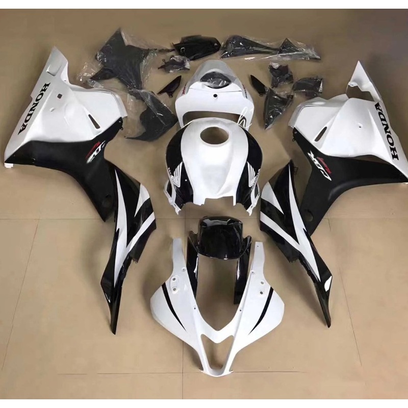 Honda CBR600RR (2024-2025) White, Black Fairings No Seat Cowl No Bolt Kit No Tank