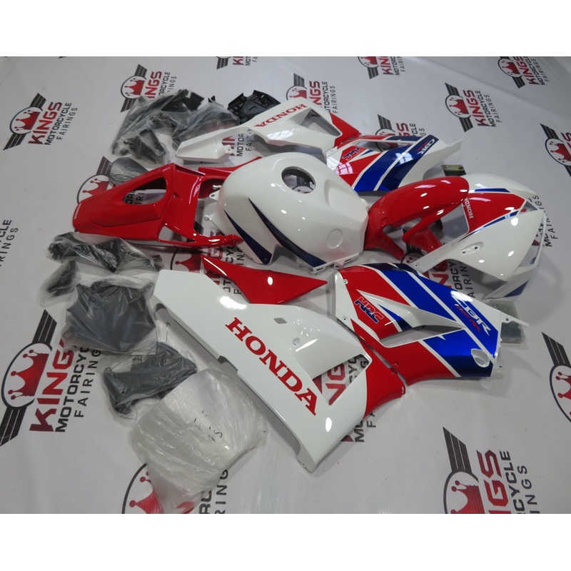 Honda CBR600RR (2024-2025) White, Blue, Red HRC Fairings No Seat Cowl No Bolt Kit No Tank