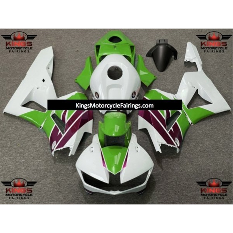 Honda CBR600RR (2024-2025) White, Green, Magenta Purple Fairings No Seat Cowl No Bolt Kit No Tank