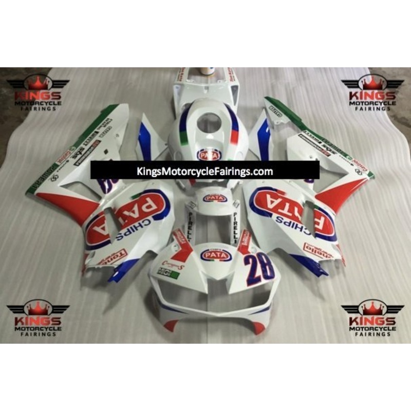 Honda CBR600RR (2024-2025) White, Red, Blue, Green PATA 28 Fairings No Seat Cowl No Bolt Kit No Tank