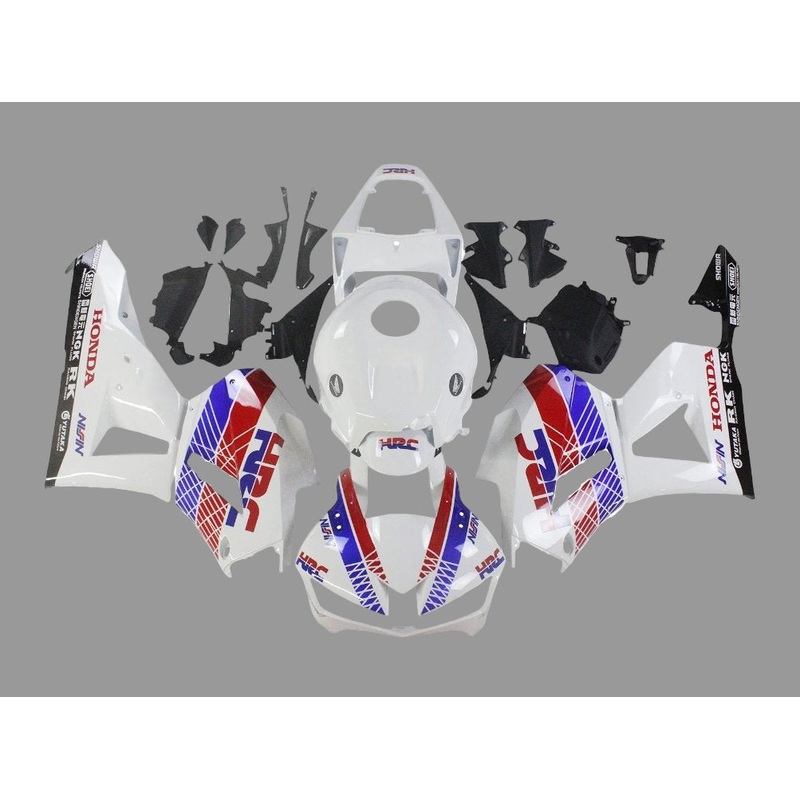 Honda CBR600RR (2024-2025) White, Red, Blue HRC Fairings No Seat Cowl No Bolt Kit No Tank