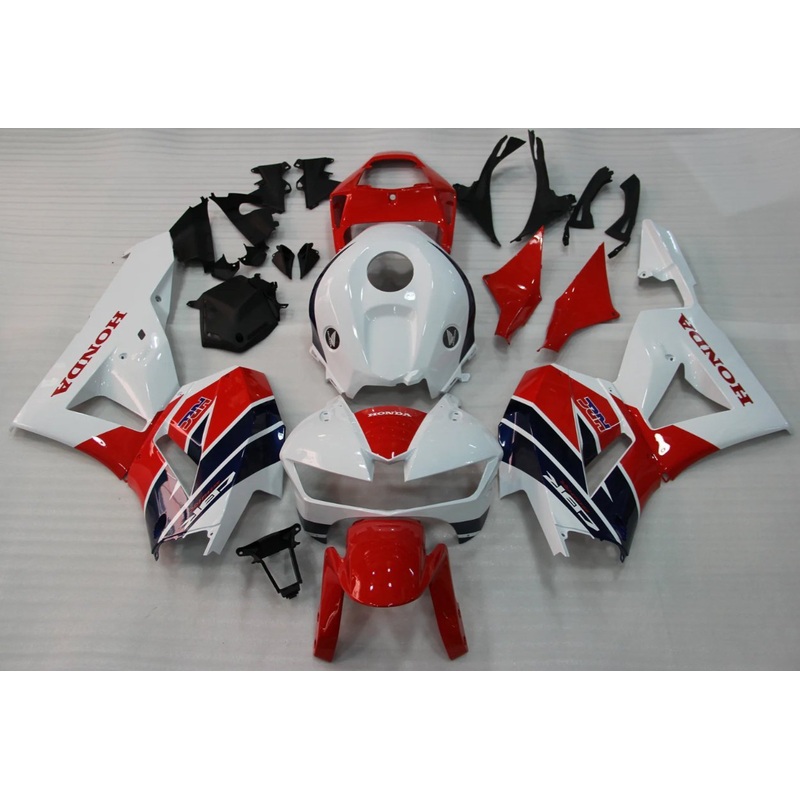 Honda CBR600RR (2024-2025) White, Red, Dark Blue HRC Fairings No Seat Cowl No Bolt Kit No Tank