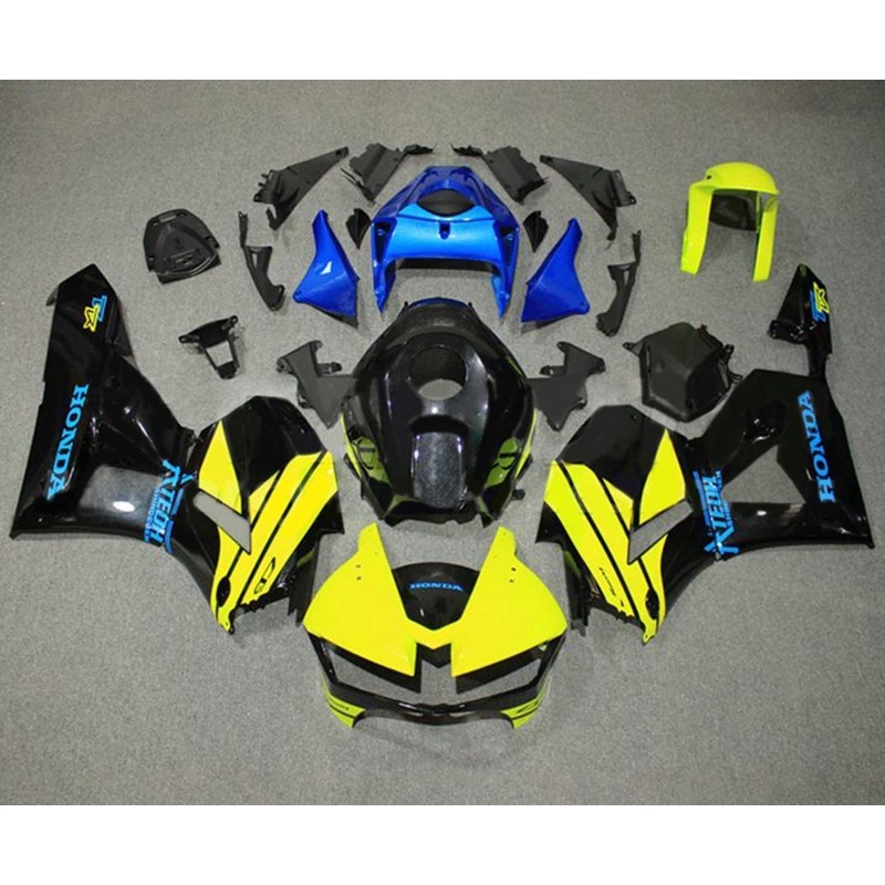 Honda CBR600RR (2024-2025) Yellow, Black, Blue Fairings No Seat Cowl No Bolt Kit No Tank