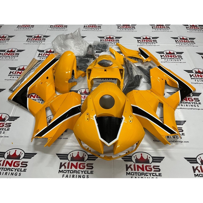 Honda CBR600RR (2024-2025) Yellow, Black, White Fairings No Seat Cowl No Bolt Kit No Tank