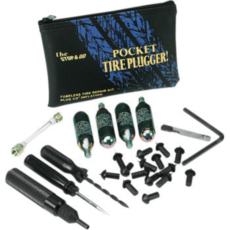 Stop and Go Pocket Tire Plugger with CO Kit