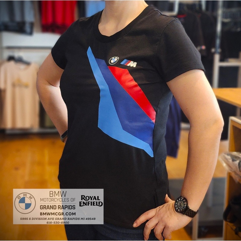 BMW MOTORRAD Women’s MOTORSPORT T-Shirt, Black Small