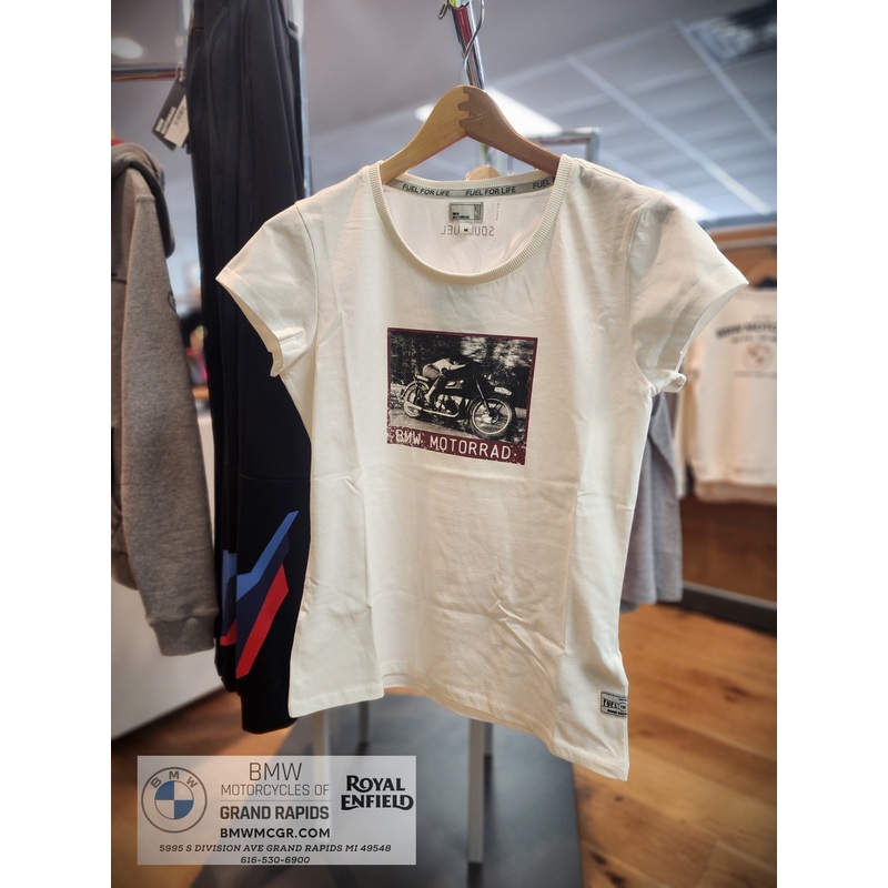 BMW MOTORRAD Women’s R68 T-Shirt, White Small