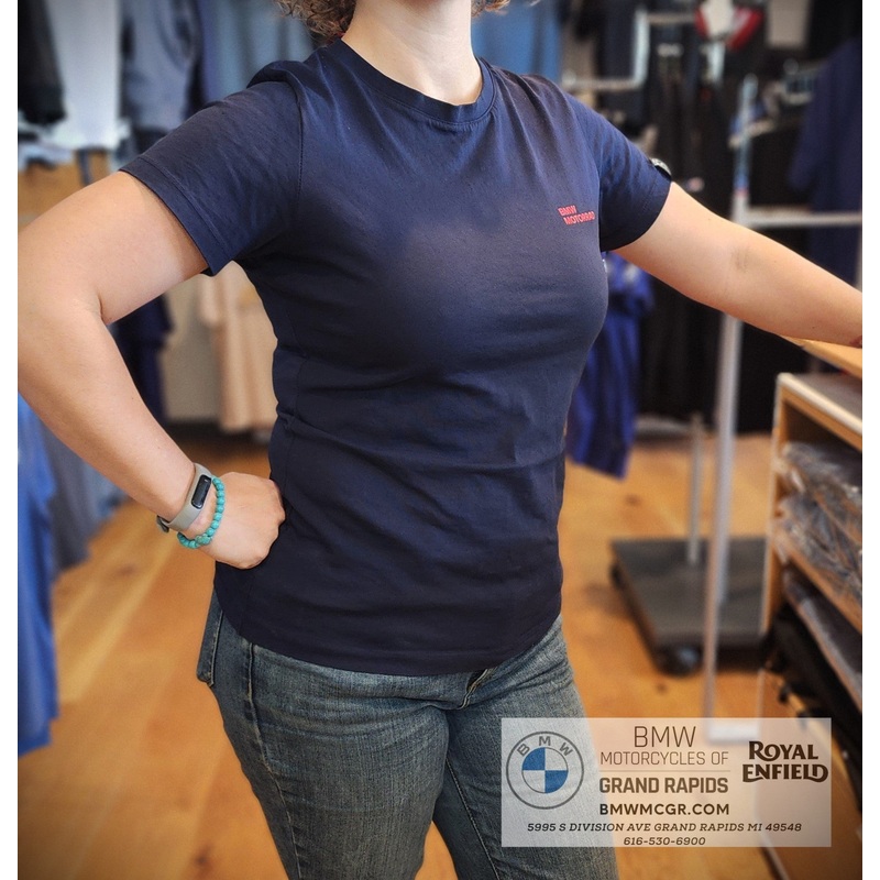 BMW MOTORRAD Women’s T-Shirt, Night Blue Small