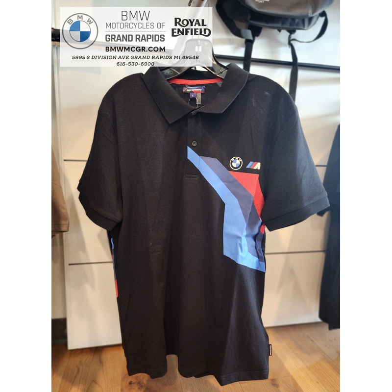 BMW Motorsport Polo in Black Medium