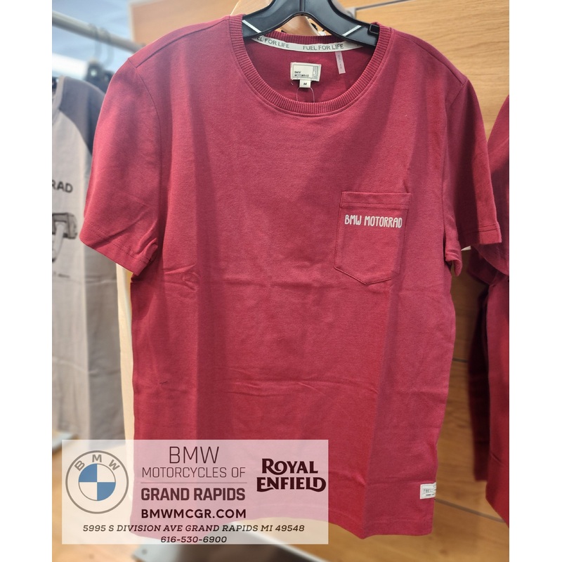 BMW R nineT T-Shirt in Dark Red Small