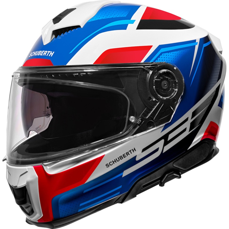 Schuberth S3 Full Face Motorcycle Helmet – Storm Designs 53 (XS) Storm Blue