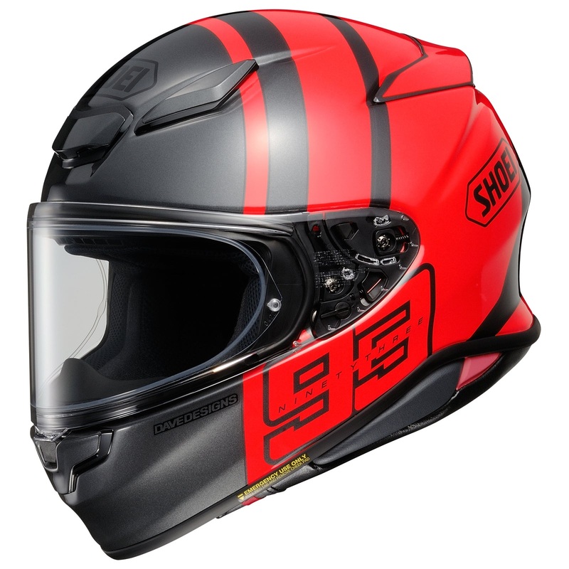 SHOEI RF-1400 Full-Face Helmet  MM93 XS Collection Track
