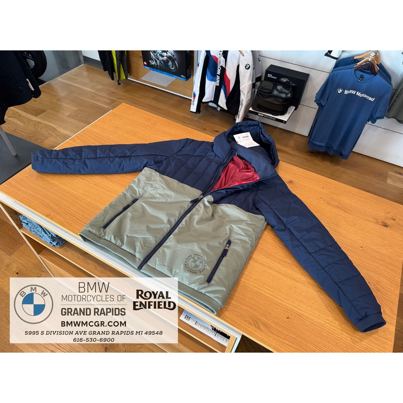 BMW Make Life A Ride Quilted Jacket Small