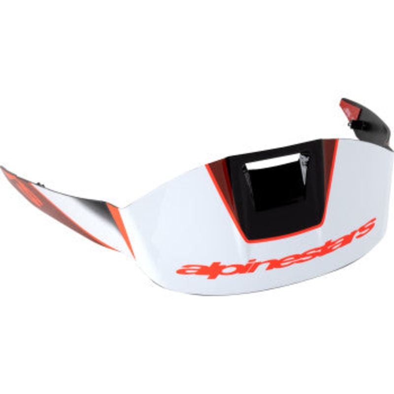 Alpinestars Supertech R10 Helmet Team Standard Spoiler Black/Carbon Red/Gloss White