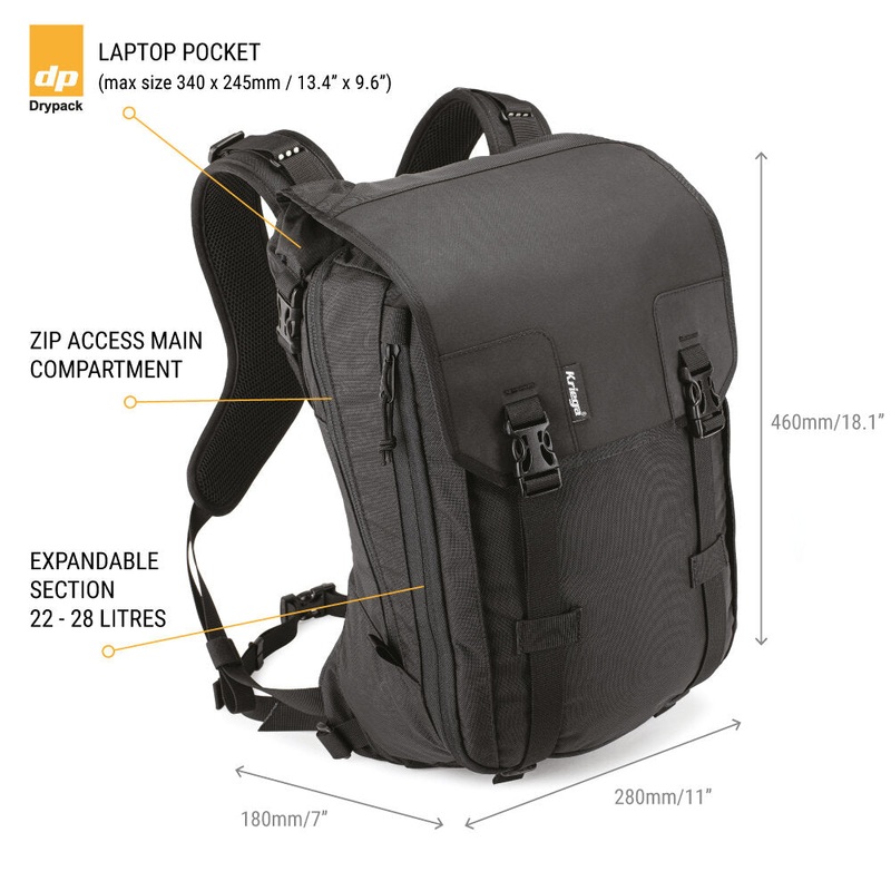 Kriega MAX28 EXPANDABLE BACKPACK