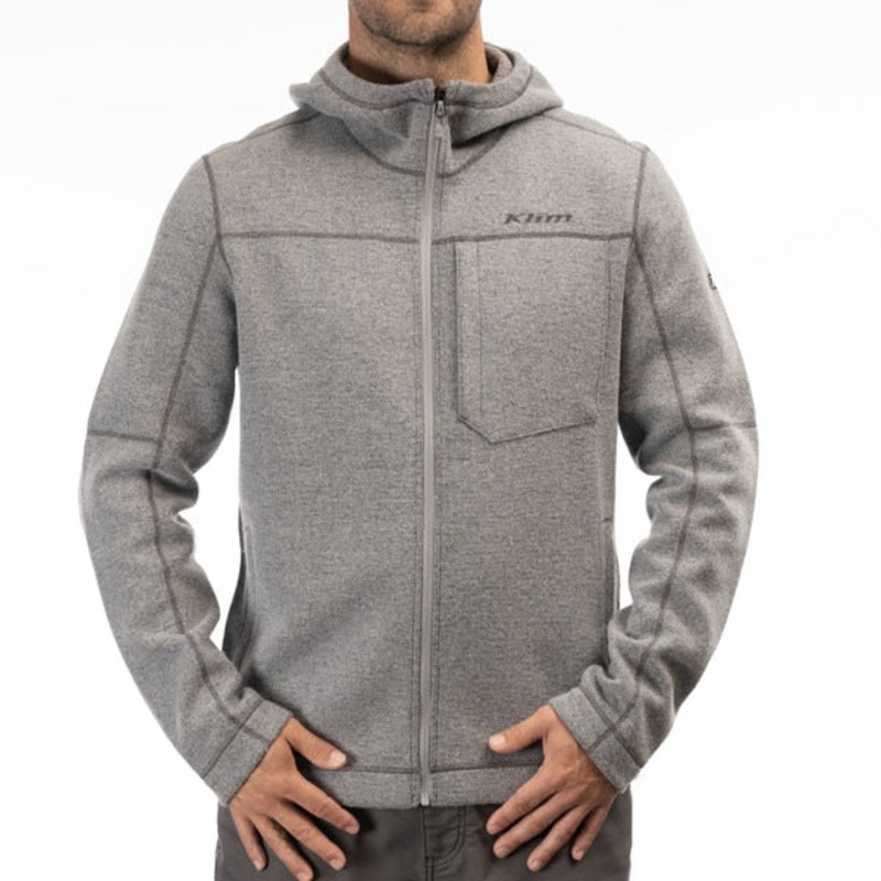 Bighorn Canyon Wool Fleece Hoodie SM Black Heather