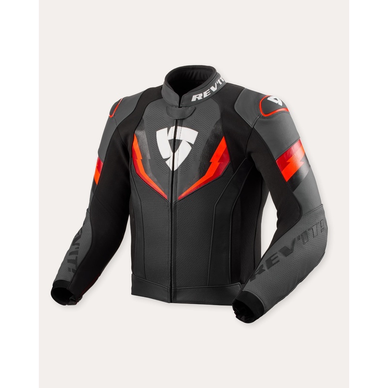 Jacket Quantum 3 Black-Neon Red 46