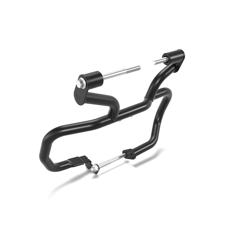 Black Compact Engine Guards for Himalayan 450